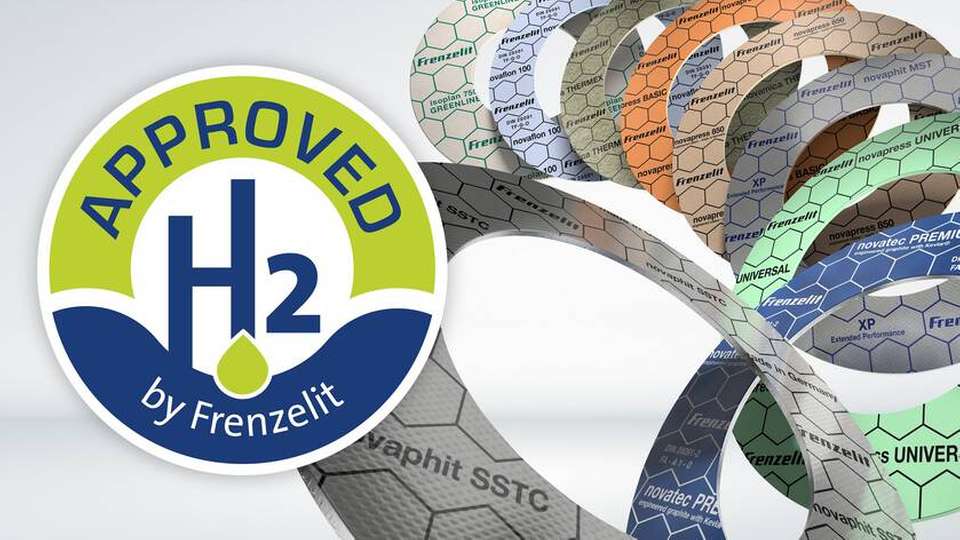 Am Logo „H2-approved“ können Anwender gleich erkennen, ob sich die Dichtungen für Anwendungen mit Wasserstoff eignen.