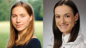 Thurid Gladitz (links) und Anna Riederer können sich in diesem Jahr über eine Auszeichnung mit dem Hans-Joachim-Boekstegers-Preis freuen.