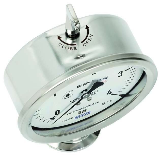 Um einen vorzeitigen Gerätewechsel zu vermeiden, gibt es den Typ PG43SA-S in einer Ausführung mit Belüftungsventil.