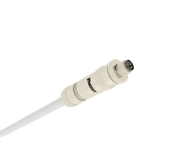 Die Panduit M8-Steckverbinder gemäß MICE2/3-Klasse bieten die hohe Schutzart IP67 und sind durch die Pin-Kodierung identisch mit bestehenden Sensor- und Feldbussystemen.
