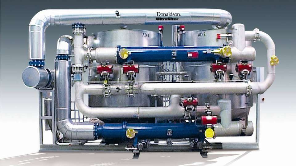 Heat-of-Compression-(HOC)-Adsorptionstrockner für große Volumenströme mit bewährten Komponenten und einer Steuerungstechnik, die eine hohe Energieeffizienz bieten.