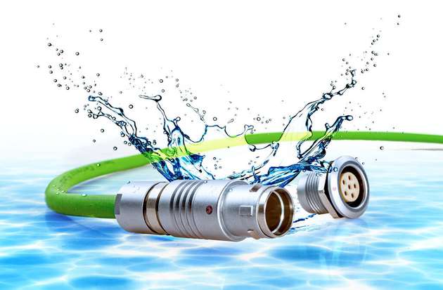 Die wasserdichte T-Serie in Schutzart IP68 als Kabelkonfektion