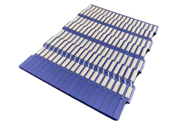 Ebenfalls neu ist das Modulband Micropitch M0870 mit gummierter Oberfläche.