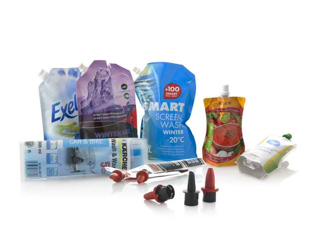 Mehr Nachhaltigkeit mit Einstoff-Verpackungen: gut recycelbare Beutel, Ausgießer und Kappen aus Monomaterialien (PE oder PP) oder sogar PCR dank LowSealing Spouts
