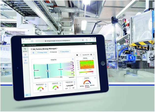 Der Energieverbrauch von Maschinen und Anlagen lässt sich auch mobil über entsprechende Apps überwachen und analysieren.