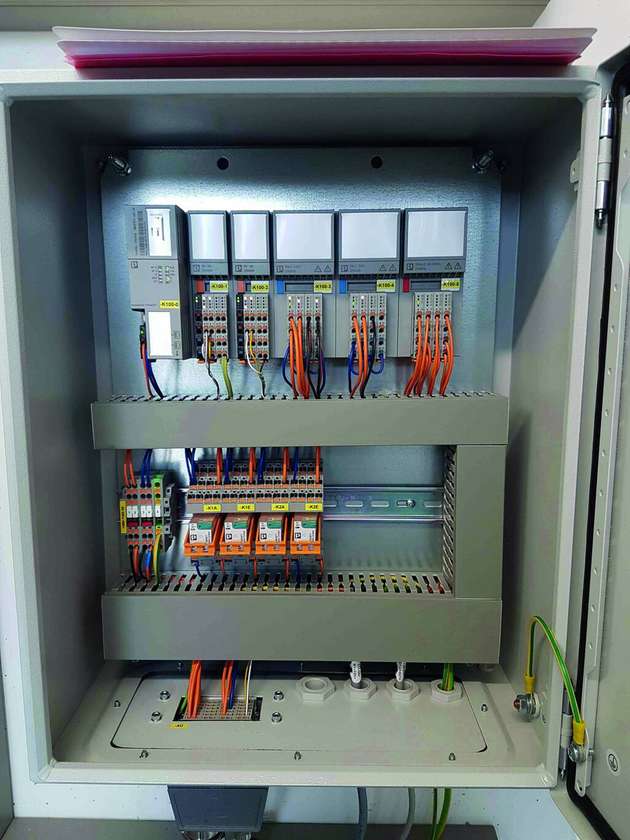 Hardware-Aufbau der smartRTU-Applikation.