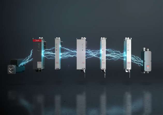 Danfoss FlexMotion besteht aus drei verschiedenen Produktlinien von Servoantrieben und umfasst dezentrale und zentrale Lösungen.