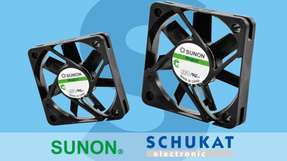 @Schukat electronic: SUNON DC-Axial-Gerätelüfter 50x50x10mm