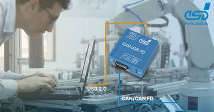 CAN-Daten bis 8 Mbit/s über USB übertragen