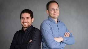 Das Team von Batalyse, CEO Dr. Markus Hagen (rechts) und CTO Eran Nave