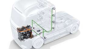 Die Bosch-Hydrogen-Lösungen sollen unter anderem in Lastfahrzeugen zum Einsatz kommen.