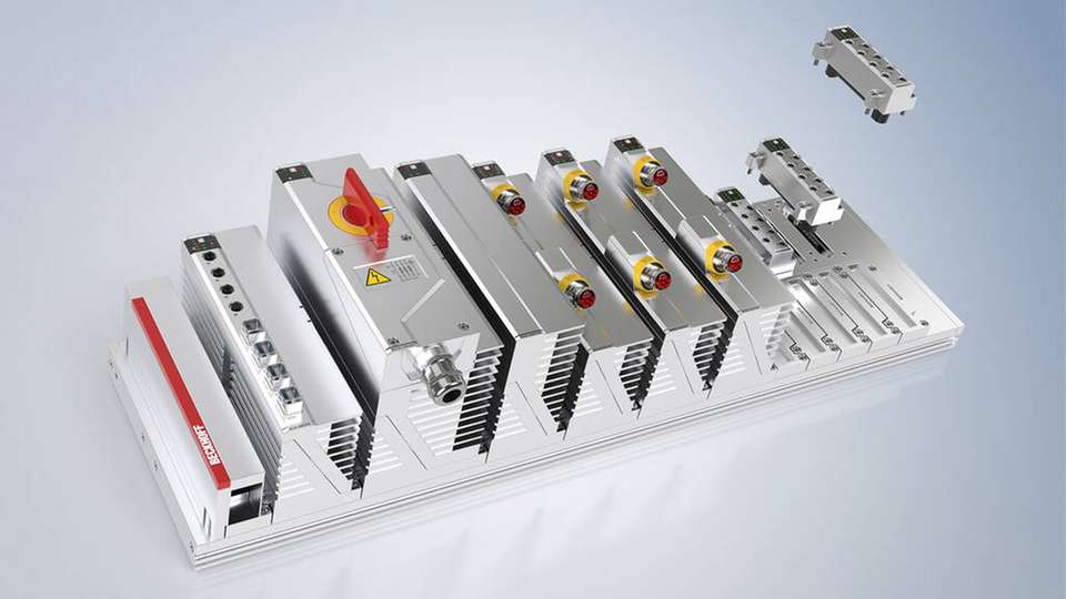 Das MX-System ergibt mit der robusten Baseplate und aufgesteckten Funktionsmodulen aus den Bereichen IPC, I/O, Motion, Relay und System eine hochflexible und schaltschranklose Automatisierungslösung in Schutzart IP67.