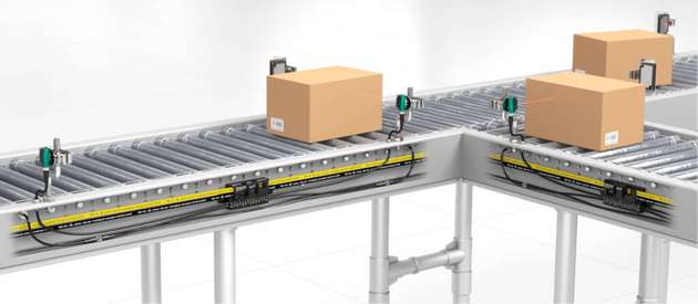 Vormontage ab Werk durch das G20-Motorrollenmodul-Konzept mit Direktanschluss von Sensorik und Aktorik