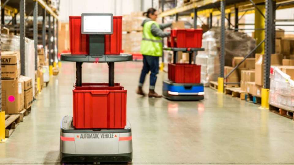 Der kollaborative mobile Roboter gehört in die Kategorie der Logistikroboter, die ein kräftiges Nachfragewachstum verspüren. 