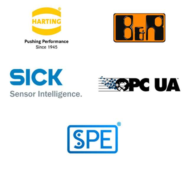 Harting, B&R und Sick arbeiten zusammen