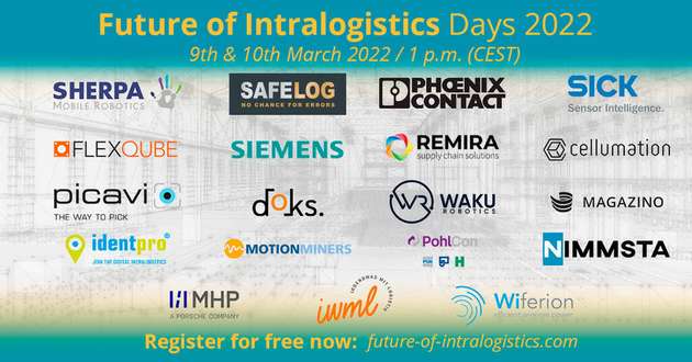 Teilnehmende Unternehmen der Future of Intralogistics Days 2022