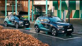 In Göteborg findet der erste Haltbarkeitstest von vollelektrischen Volvo-Fahrzeugen in einem kommerziellen Nutzungsszenario statt.