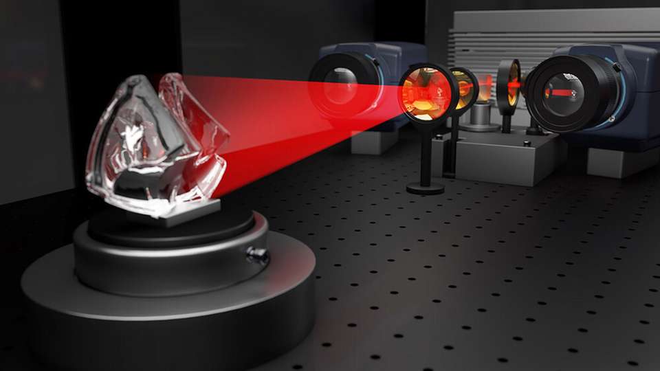 Der 3D-Scan-Vorgang macht transparente Elemente für Roboter sichtbar.