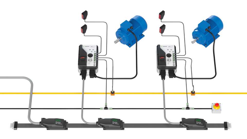 Durch seine Kompatibilität mit dem Podis-Energiebussystem von Wieland Electric kann der dezentrale Motorstarter seine Stärken innerhalb eines abgestimmten Systems voll ausspielen.