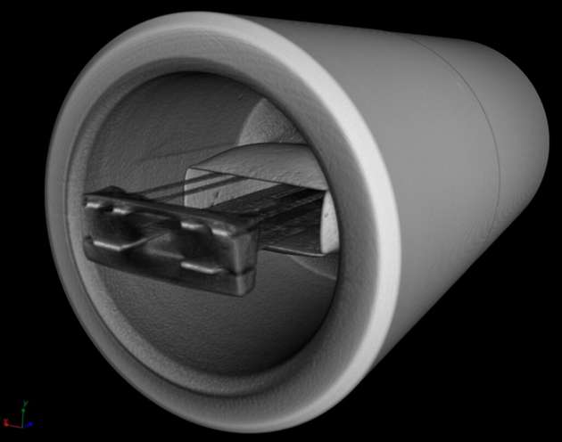 Röntgen-CT zur Dichtheitsbewertung: Die Analyse der im Projekt eingesetzten Werkstoffe war Aufgabe des Fraunhofer IMWS.