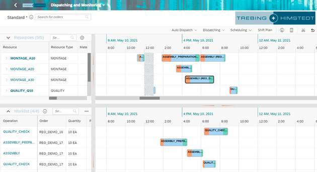 Drag-&-Drop-Einplanung in der Cloud