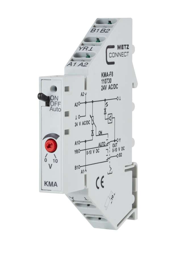 Analogwertgeber KMA-F8 für die Steuerung der Luftführung 