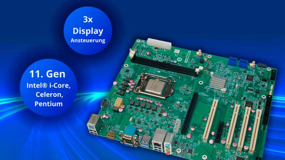 Industrieoptimierte Schnittstellen sorgen beim IMBA-H420 von Compmall für die Vernetzung mit anderen Geräten.