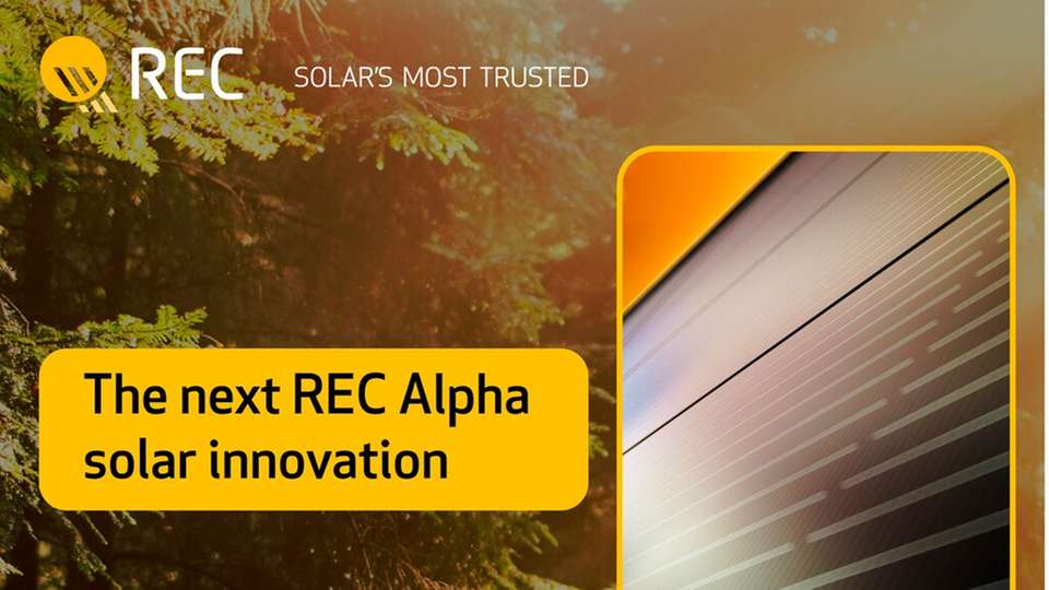 Vorstellung des Nachfolgerproducts von REC Alpha auf der Intersolar Europe 2022