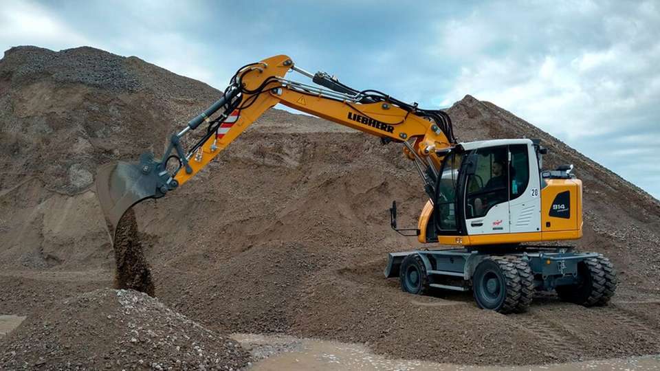 Forscher haben diesen Bagger mit Sensoren versehen und untersucht, wie die Baumaschine viel effizienter arbeiten könnte.