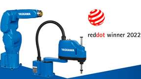 Gleich zwei Robotermodelle aus dem Motoman-Portfolio von Yaskawa wurden beim „Red Dot Award: Product Design 2022“ für ihre Designqualität ausgezeichnet.