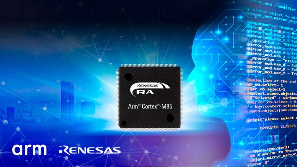 Das erste funktionsfähige Silizium auf Basis des Arm-Cortex-M85-Prozessors wird am Renesas-Stand auf der Embedded World ausgestellt.