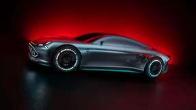 Das Showcar Vision AMG gibt einen Ausblick auf die vollelektrische Zukunft von Mercedes-AMG.