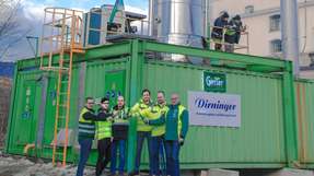 Die neue Biogasaufreinigungsanlage in der Brauerei Göss bereitet das aus Biertreber hergestellte Biogas auf, sodass es die Qualität von Erdgas erreicht und sogar in das öffentliche Gasnetz eingespeist werden kann.