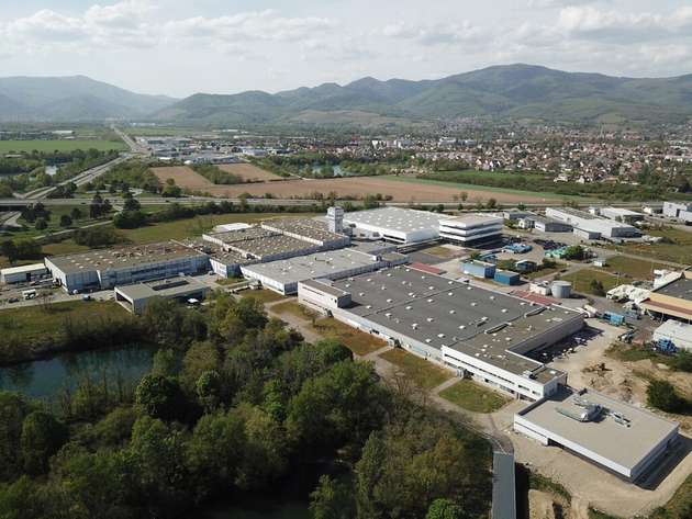 Insgesamt umfasst die Endress+Hauser-Fertigung in Cernay 37.000 m2.