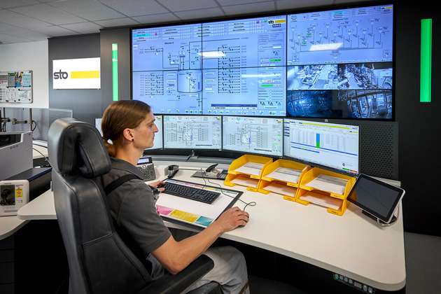Der Leitstand bei Sto