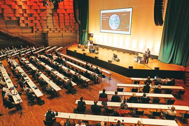 Prof. Constantin Häfner, Leiter des Fraunhofer ILT, eröffnete die Technologische Fachkonferenz des „AKL’22 – International Laser Technology Congress“ am 5. Mai 2022 in Aachen.