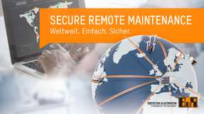 Mit der Fernwartungslösung Secure Remote Maintenance lassen sich Maschinen und Anlagen einfach und sicher warten.