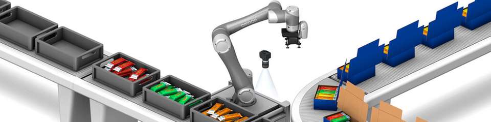 Robotik und Cobots, in Kombination mit Sensor-, Steuerungs- und 3D-Vision-Technologien, führen zu mehr Flexibilität und Effizienz in der Fabrik der Zukunft.