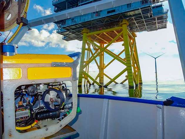 Mithilfe eines ROV wird die Deutsche Windtechnik in den kommenden zwei Jahren mehr als 300 Gutachten erstellen.