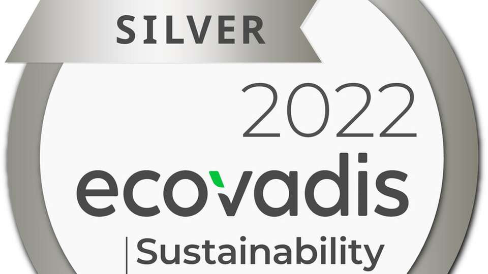 Denios freut sich über eine weitere Silbermedaille im EcoVadis-Ranking.