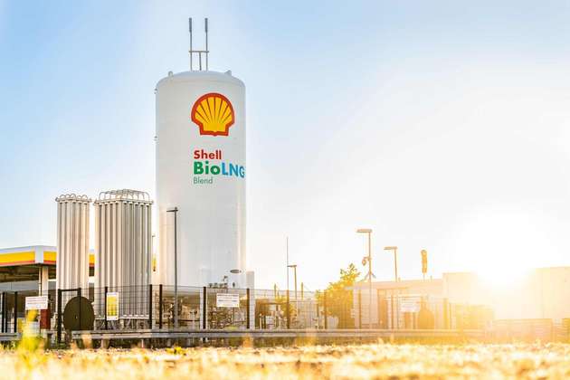 Bio-LNG Container von Shell