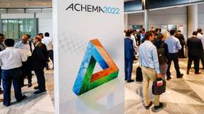 Zahlreiche Besucher aus über 50 verschiedenen Ländern kamen zur Achema 2022.
