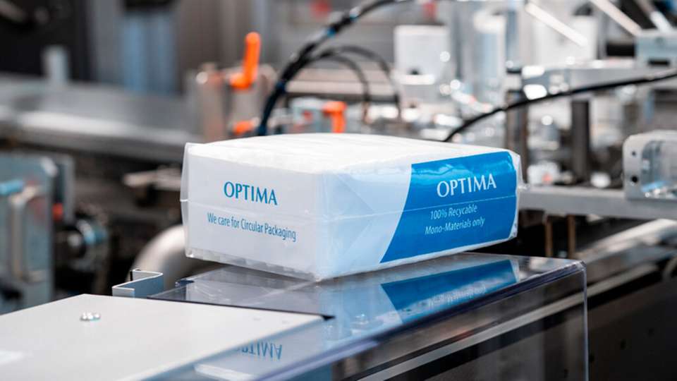 Der Sleeve Bag. Die 100 Prozent rezyklierbare Mono-PE-Verpackung für Hygieneprodukte