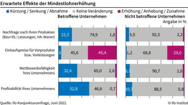 Erwartete Effekte der Mindestlohnerhöhung