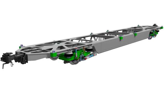 Visualisierung des Prototypen FR8Rail