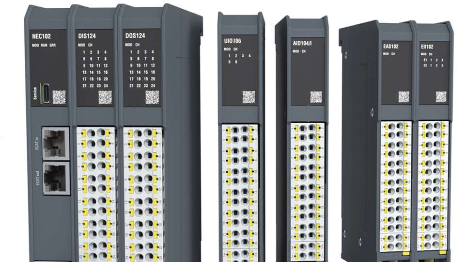 Die M100-Serie ist die ideale Systemergänzung für den dezentralen Einsatz in Kombination mit der Bachmann M200-Serie.