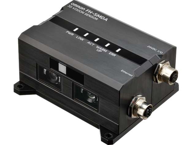 Der neue 3D-Vision-Sensor der FH-SMD-Serie von OMRON ist klein und leicht.