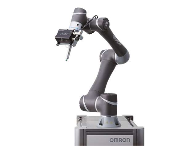 Der FH-SMD lässt sich problemlos an einen Roboterarm montieren.