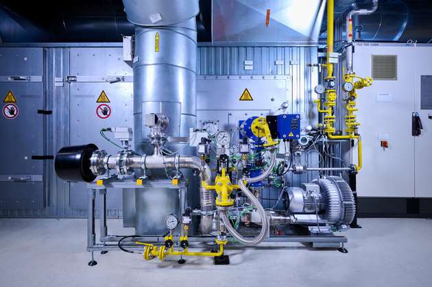 Saacke rüstete für BMWs Green-Factory-Projekt Feuerungsanlagen des Typs SSBG micro auf Wasserstoff-Betrieb um.
