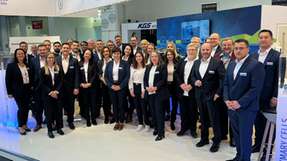 Das Jauch-Team auf der Electronica 2022 konnte sich über zahlreiche Besucher am Stand freuen.